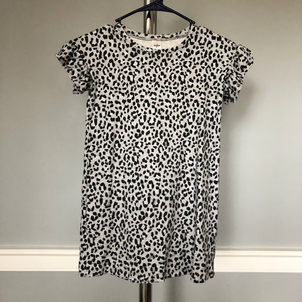 Short Ruffle Sleeved Cheetah Dress